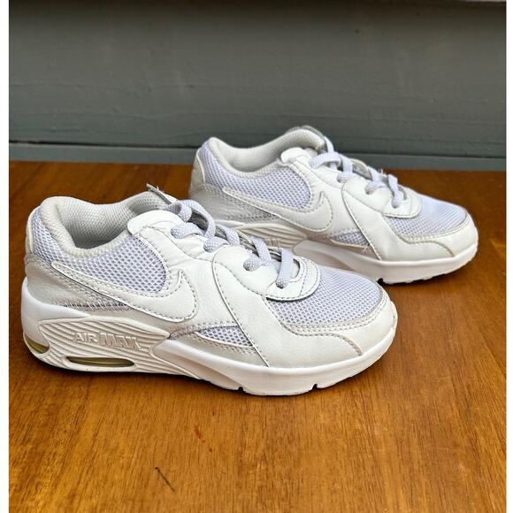 Nike Air Max Toddler Sneakers White Mesh Leather US 12C - Picture 3 of 8